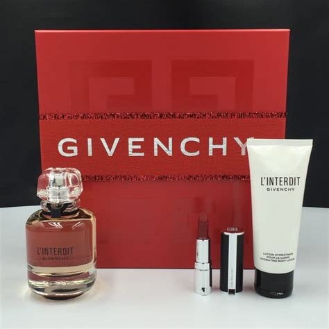 givenchy short set|givenchy l interdit gift set.